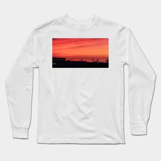 Sunset in Warnemünde - Baltic Sea Long Sleeve T-Shirt